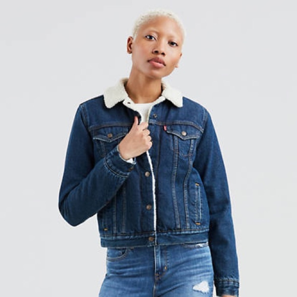 Levi’s Denim Trucker Jacket, Sherpa Lined